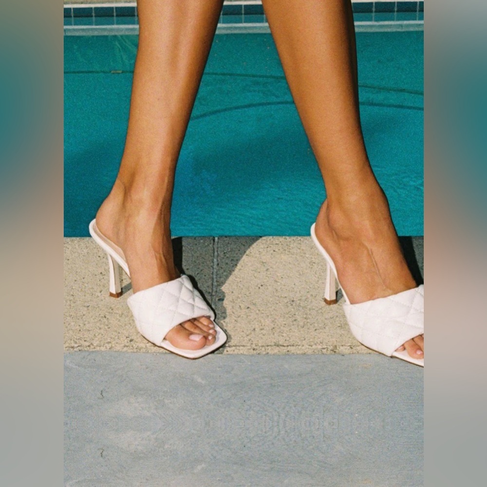 THE LEIGH HEELS WHITE princess polly